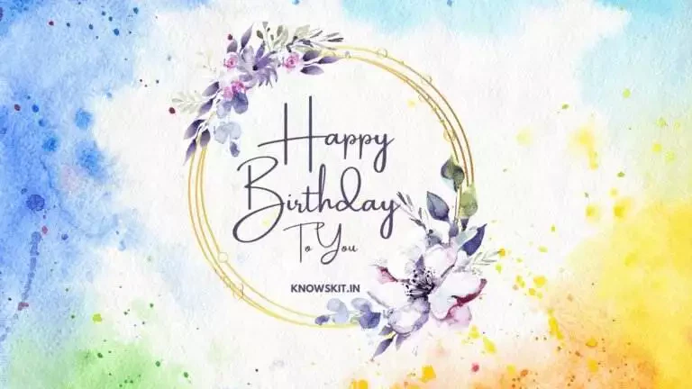 Happy Birthday Wishes In Hindi