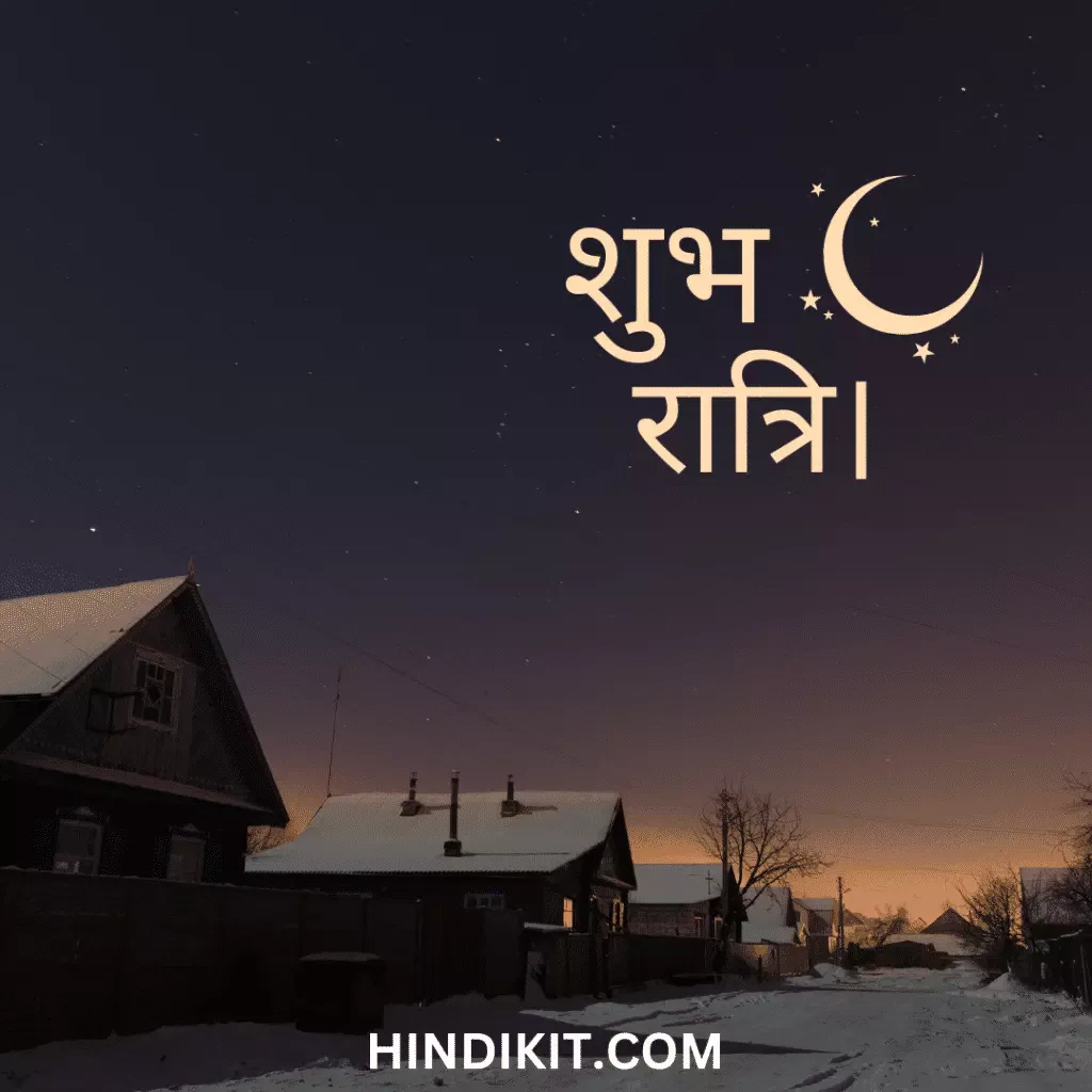 Good night quotes in Hindi