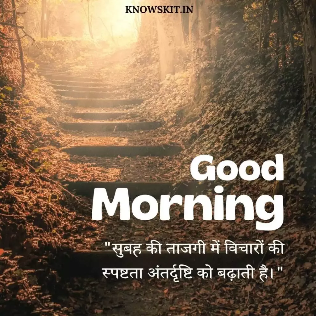 Good morning quotes in Hindi