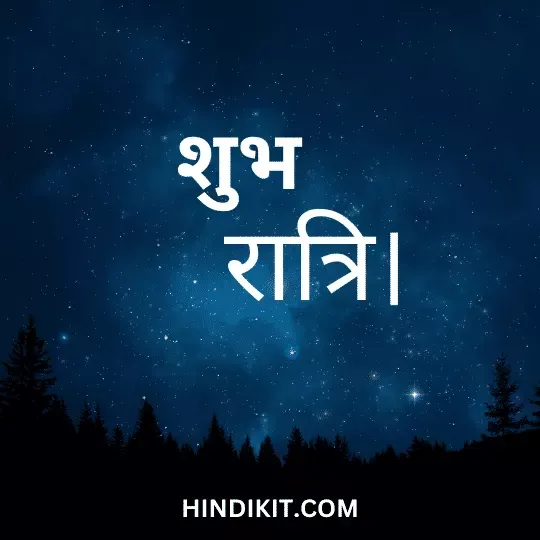 Good night love Shayari in Hindi